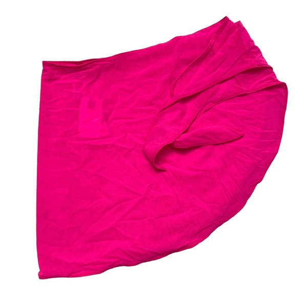 NWT Good American mesh sarong wrap in Hot Pink 002 - Picture 9 of 11